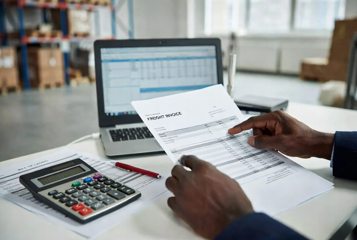 Detailed freight invoice validation